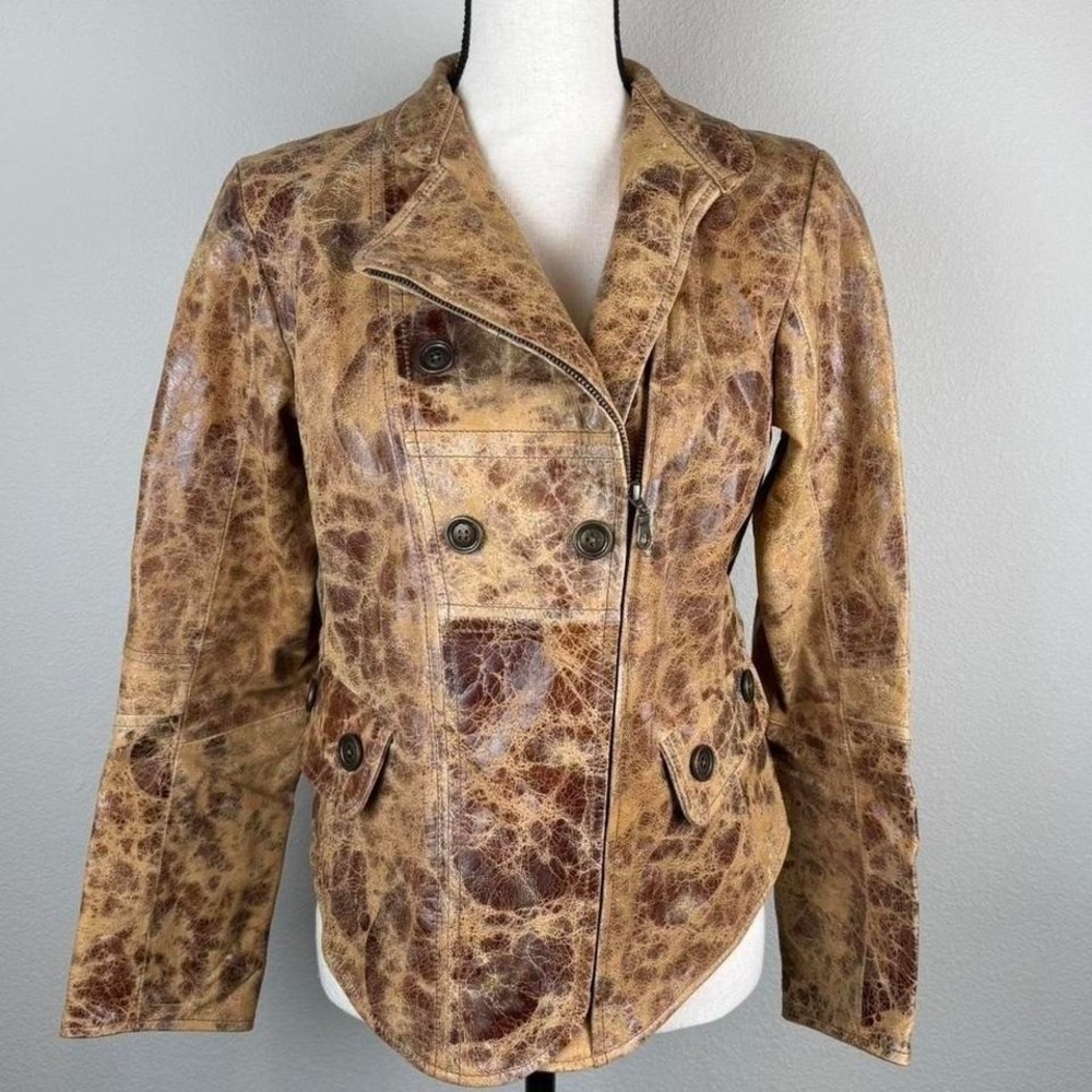 Corral embossed Leather Western Jacket Size Small - Picture 2 of 8